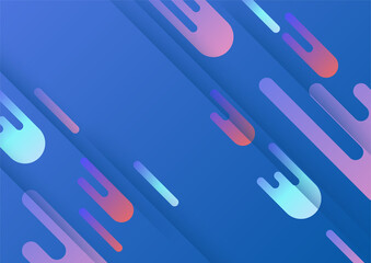 Modern colorful orange yellow and blue abstract background