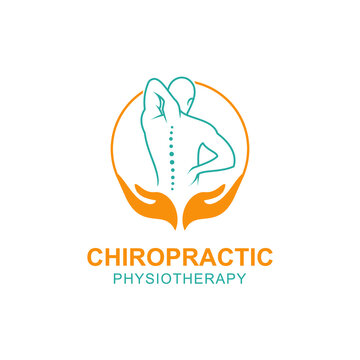 Simple Chiropractic Logo Shilhouette Of Actve People And Spine Spinal Care  Vector Template Illustration Stock Illustration - Download Image Now -  iStock