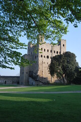 Fototapeta na wymiar Rochester Castle and cathedral in Kent England