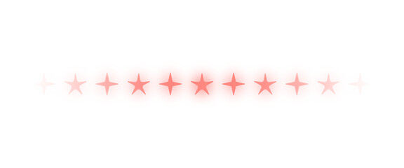 neon star divider border
