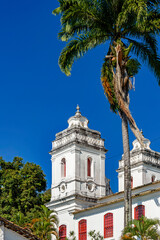 Historic church tower located in Solar do Unhao in the city of Salvador, Bahia, Brazil