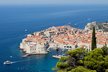 beach of the Dubrovnik, Croatia