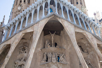 Fachada de la Pasion, La Sagrada Familia, Barcelona