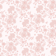 Floral all over seamless repeat pattern