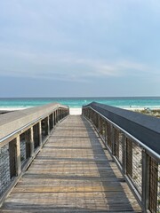 Gulf of Mexico water views Henderson Beach State Park Florida 