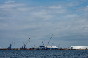 Beautiful view of a Port in Panama City