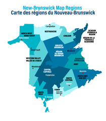 New Brunswick Zone Map