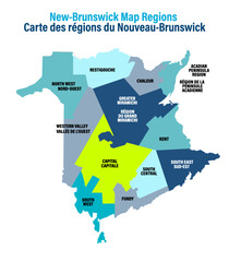 New Brunswick Region Map