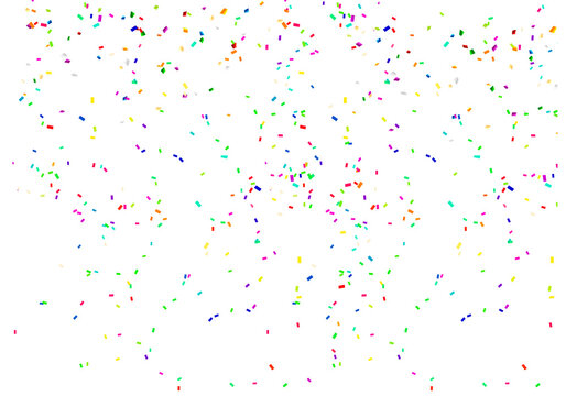 Free Falling Confetti Overlay PNG, Transparent Background