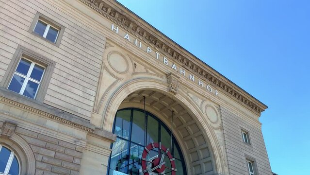 Mannheim Central station in Germany - central train station - travel photography