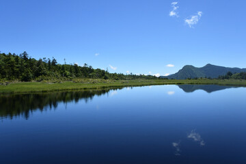lots of lakes in wetland at high altitude