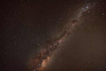 Nightscape of the Milky Way in Australia. 