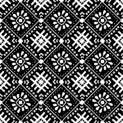 black and white seamless pattern