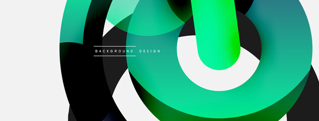 Circle abstract background. Vector illustration for wallpaper banner background card or landing page