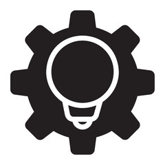 Creative Process glyph icon