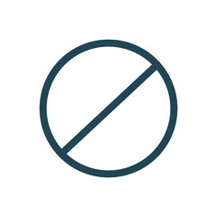 cursor with ban symbol