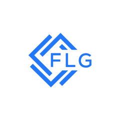 FLG letter logo design on white background. FLG  creative initials letter logo concept. FLG letter design.