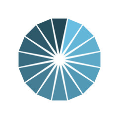 blue loading symbol