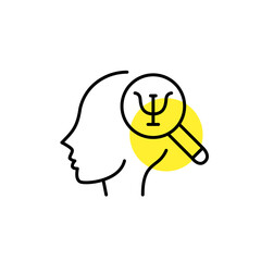 Psychotherapy icon. Pixel perfect, editable stroke line icon