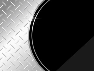 Striped steel plate background