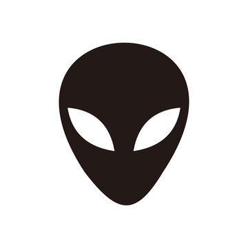 alien vector icon illustration sign