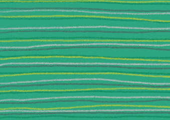 hand draw lines on green background