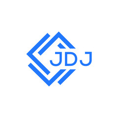 JDJ technology letter logo design on white  background. JDJ creative initials technology letter logo concept. JDJ technology letter design.