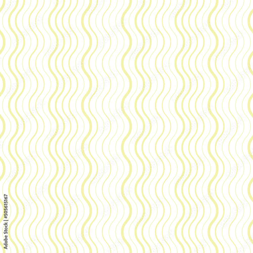 Aufkleber Yellow and white vector texture, seamless repeat pattern