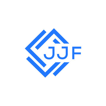 JJF technology letter logo design on white  background. JJF creative initials technology letter logo concept. JJF technology letter design.