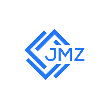 JMZ technology letter logo design on white  background. JMZ creative initials technology letter logo concept. JMZ technology letter design.