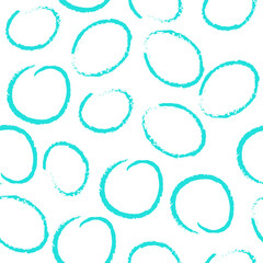 Abstract seamless pattern with ovals.Vector graphics.