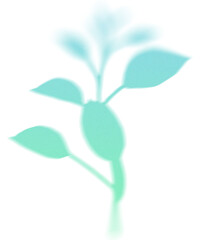Gradient floral element with texture