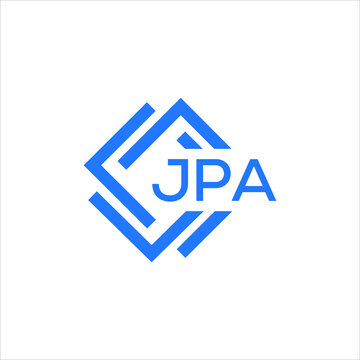 JPA technology letter logo design on white  background. JPA creative initials technology letter logo concept. JPA technology letter design.

