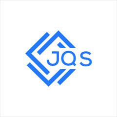 JQS technology letter logo design on white  background. JQS creative initials technology letter logo concept. JQS technology letter design.
