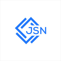 JS N letter logo design on white background. JS N  creative initials letter logo concept. JS N letter design.