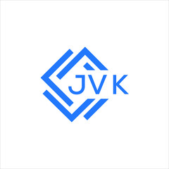 JVK technology letter logo design on white  background. JVK creative initials technology letter logo concept. JVK technology letter design.
