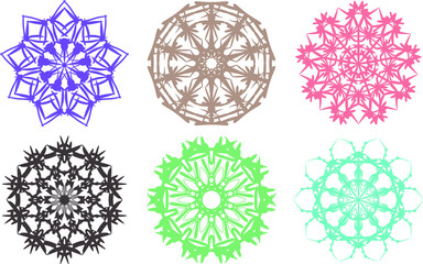 Collection of Pattern Design, decorative element.