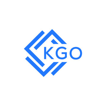 KGO technology letter logo design on white  background. KGO creative initials technology letter logo concept. KGO technology letter design.
