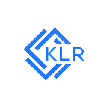 KLR technology letter logo design on white  background. KLR creative initials technology letter logo concept. KLR technology letter design.