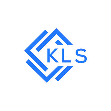 KLS technology letter logo design on white  background. KLS creative initials technology letter logo concept. KLS technology letter design.