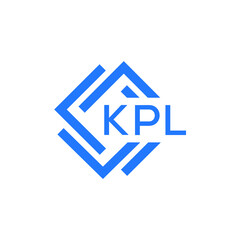 KPL technology letter logo design on white  background. KPL creative initials technology letter logo concept. KPL technology letter design.