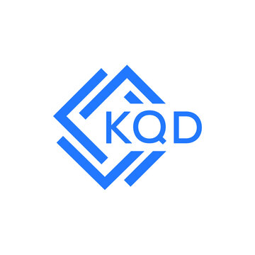 KQD technology letter logo design on white  background. KQD creative initials technology letter logo concept. KQD technology letter design.