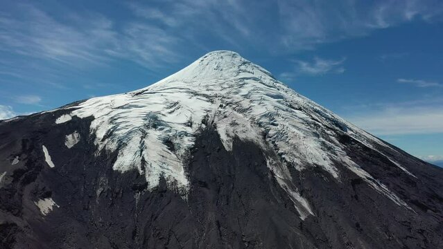 Osorno Vulkan in Chile aus der Luft