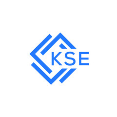 KSE technology letter logo design on white  background. KSE creative initials technology letter logo concept. KSE technology letter design.
 - obrazy, fototapety, plakaty