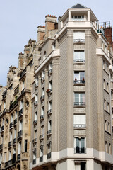 Classic apartments block of Paris
