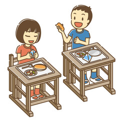 昭和の給食風景(2)