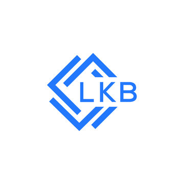 LKB technology letter logo design on white  background. LKB creative initials technology letter logo concept. LKB technology letter design.