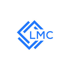LMC technology letter logo design on white  background. LMC creative initials technology letter logo concept. LMC technology letter design.