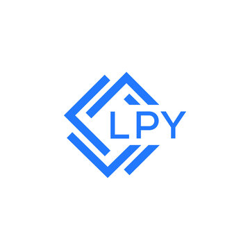 LPY technology letter logo design on white  background. LPY creative initials technology letter logo concept. LPY technology letter design.