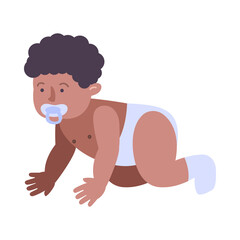 Black Baby Kid Composition